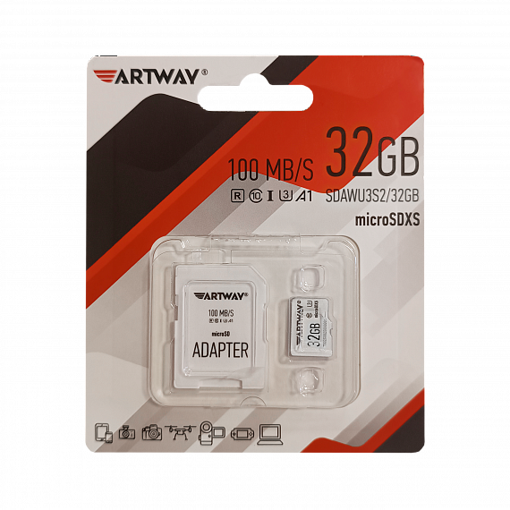 Карта памяти micro SD 32GB-4